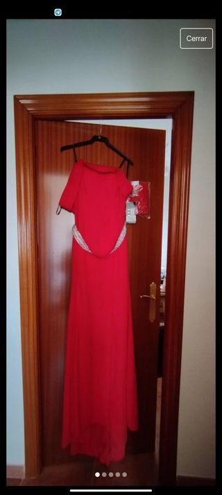 Vestido rojo largo 