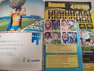 Álbum liga 2012 2013 vacio