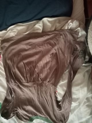 Camiseta Trucco marrón y verde