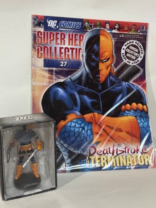 Eaglemoss figura plomo DC deathstroke #27 + rev