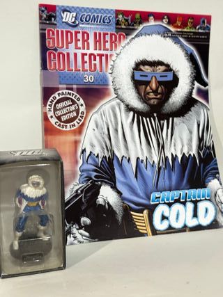 Eaglemoss figura plomo DC capitán gold #30 + revi
