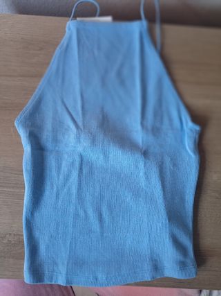 Camiseta tirantes Azul