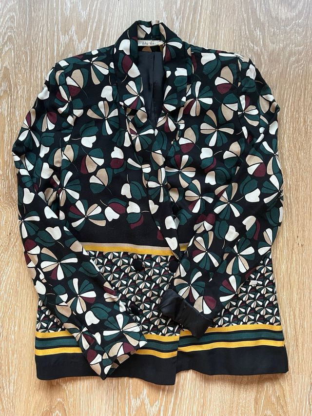 Blazer estampada