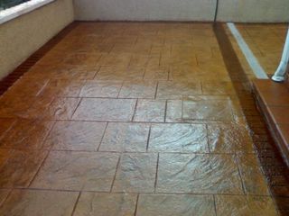 Instalaciones  de suelos de hormigon impreso