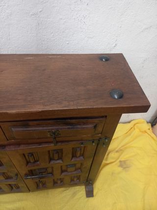 Mueble entrada antiguo madera vintage