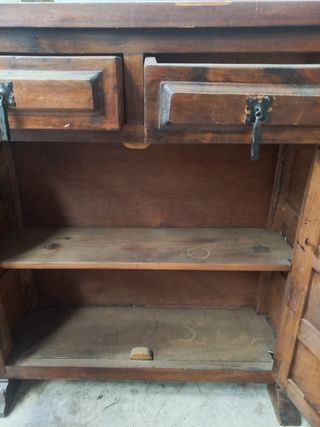 Mueble entrada antiguo madera vintage