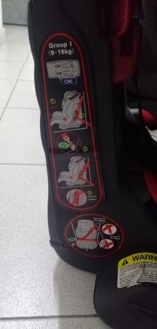 Precio por las 2 sillas coche Grupo 1