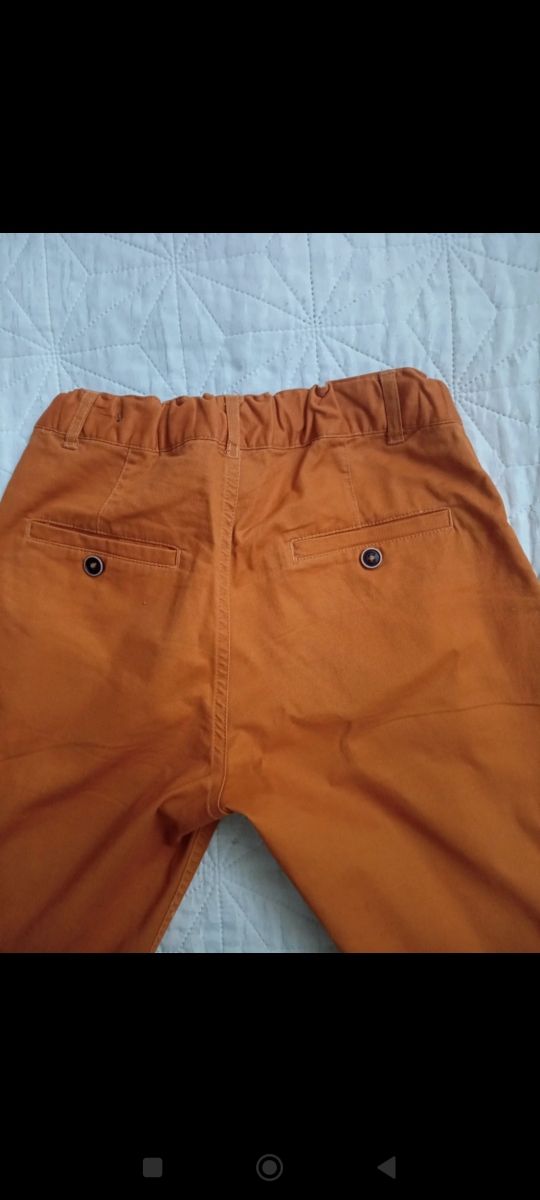 Pantalón corto color mostaza niño mayoral 14 años