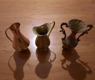 Vasi vari vintage ottone e rame
