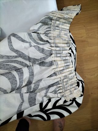 Edredón flores terciopelo y 2 caídas