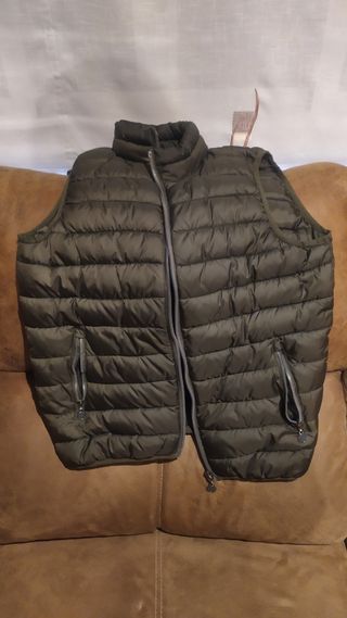 Chaleco verde caza 