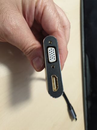 Hub usb c con vga hdmi usb a y usb c