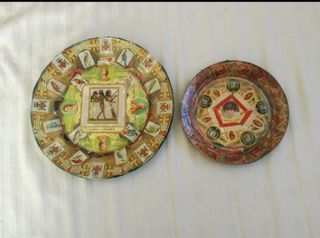 Platos vitolas vintage decoración