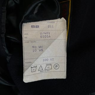 Cappotto Made in Italy Uomo 52 IT - L Blu Navy