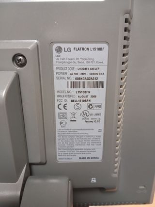 Monitor táctil LG15"
