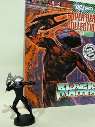 Eaglemoss figura plomo DC BLACK MANTA #85+ rev