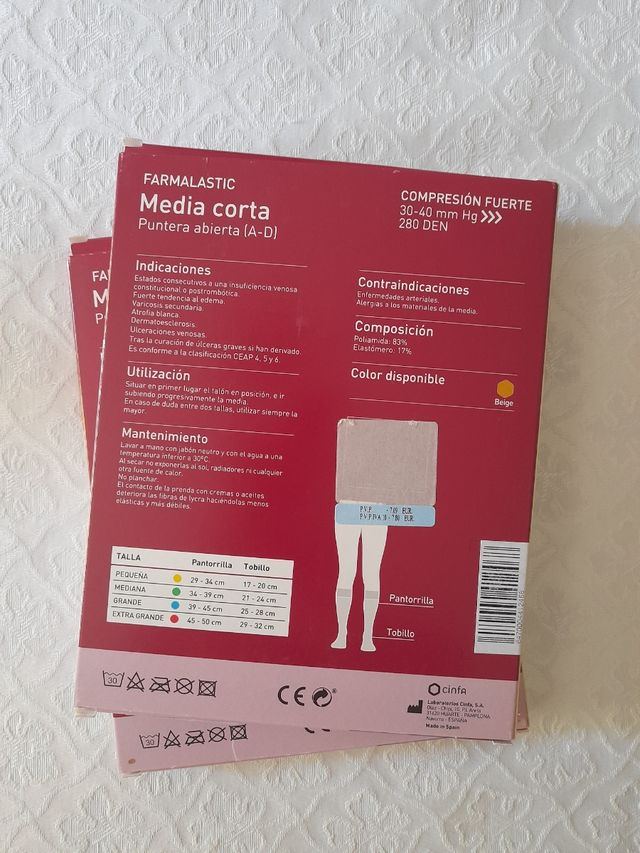 Medias terapéuticas de compresión