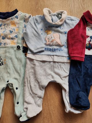 Set 3 tute Neonato Disney