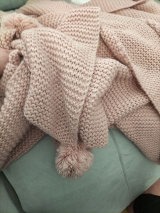 lote de  13  mantas sofá