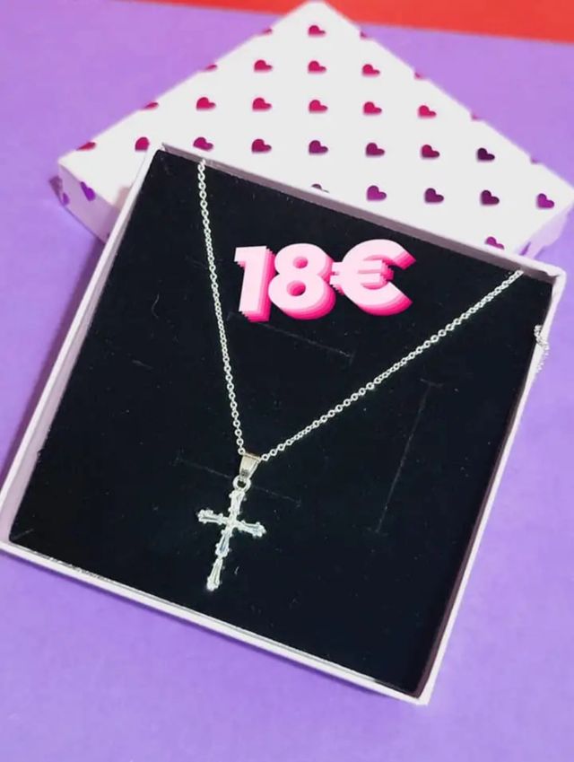 Colgantes y conjunto de plata desde 18€