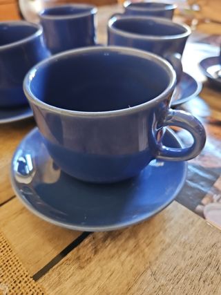 6 tazze Da Tè comprese di piattino