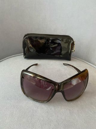 Gafas de sol Dior marrones y negras NK494