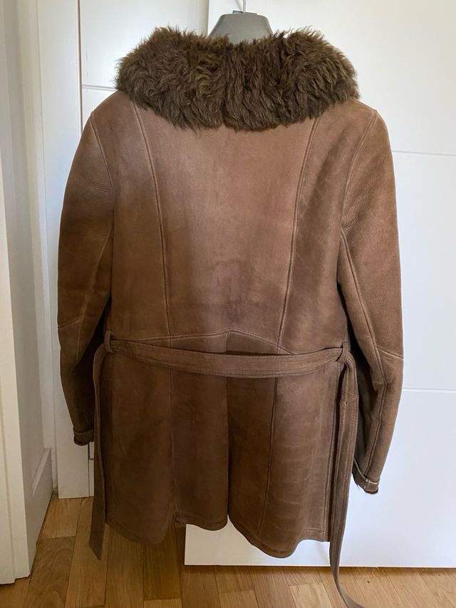 Abrigo piel autentica años 70