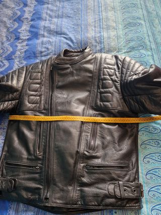 Giubbetto moto in pelle taglia XXL