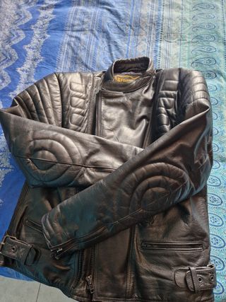 Giubbetto moto in pelle taglia XXL
