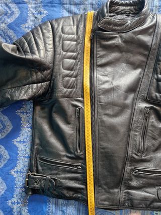 Giubbetto moto in pelle taglia XXL