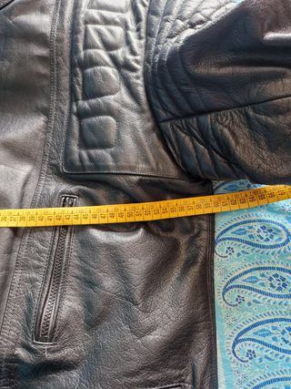 Giubbetto moto in pelle taglia XXL