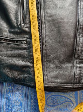 Giubbetto moto in pelle taglia XXL