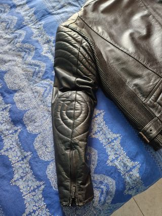 Giubbetto moto in pelle taglia XXL