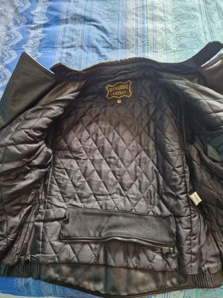 Giubbetto moto in pelle taglia XXL