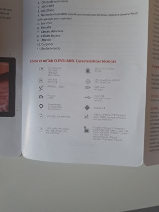 Tablet Wolder (LEER DESCRIPCIÓN)