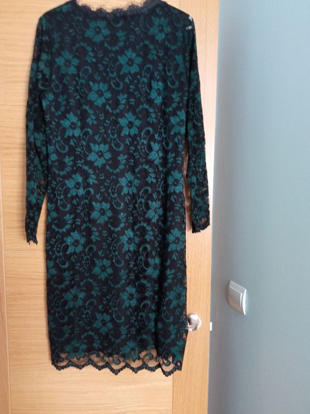 Vestido encaje elastico