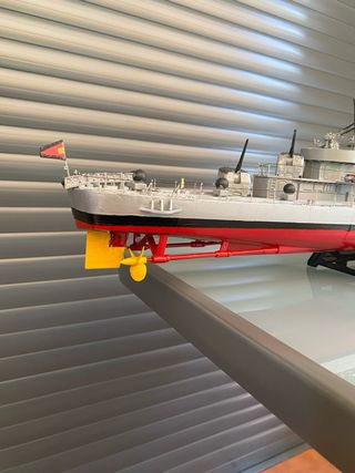 Maqueta Barco buque guerra Revell Zerstorer D170