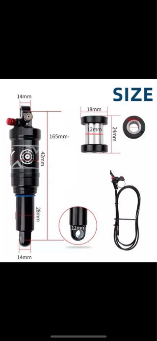 Amortiguador mtb con bloqueo manillar