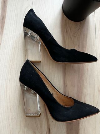 ZAPATOS TACÓN TRANSPARENTE