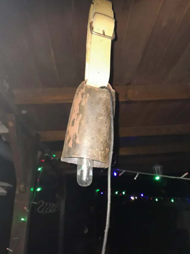 Lampara colgante rustica