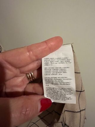 Camicia beige con filo oro