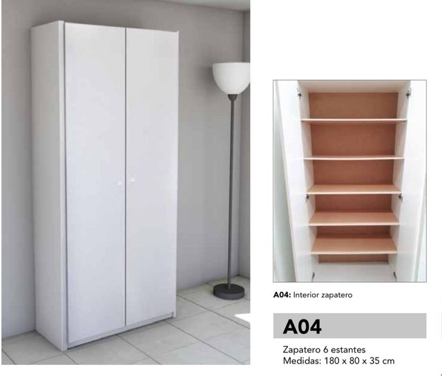 OFERTÓN, ZAPATERO 6 ESTANTES, ( NUEVO ) 50% 80cm