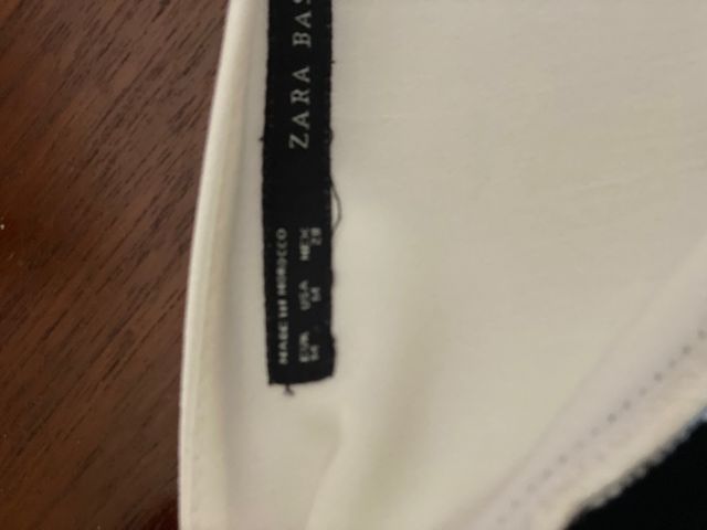 Vestido blanco y negro 