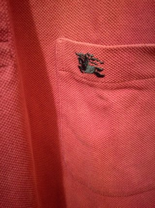 Polo burberry rojo