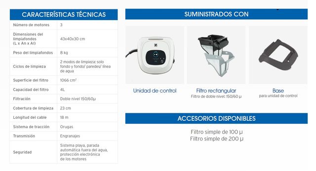 Zodiac Robot RE 4400 iQ a estrenar