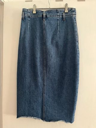 Falda midi vaquera