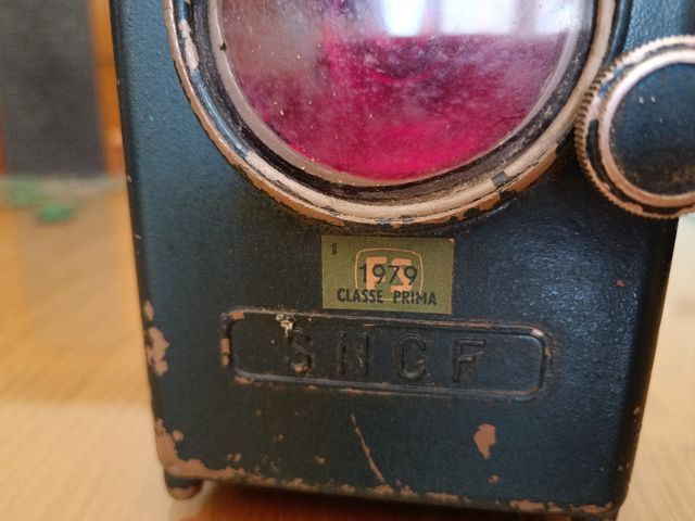 Lampada per ferrovia vintage