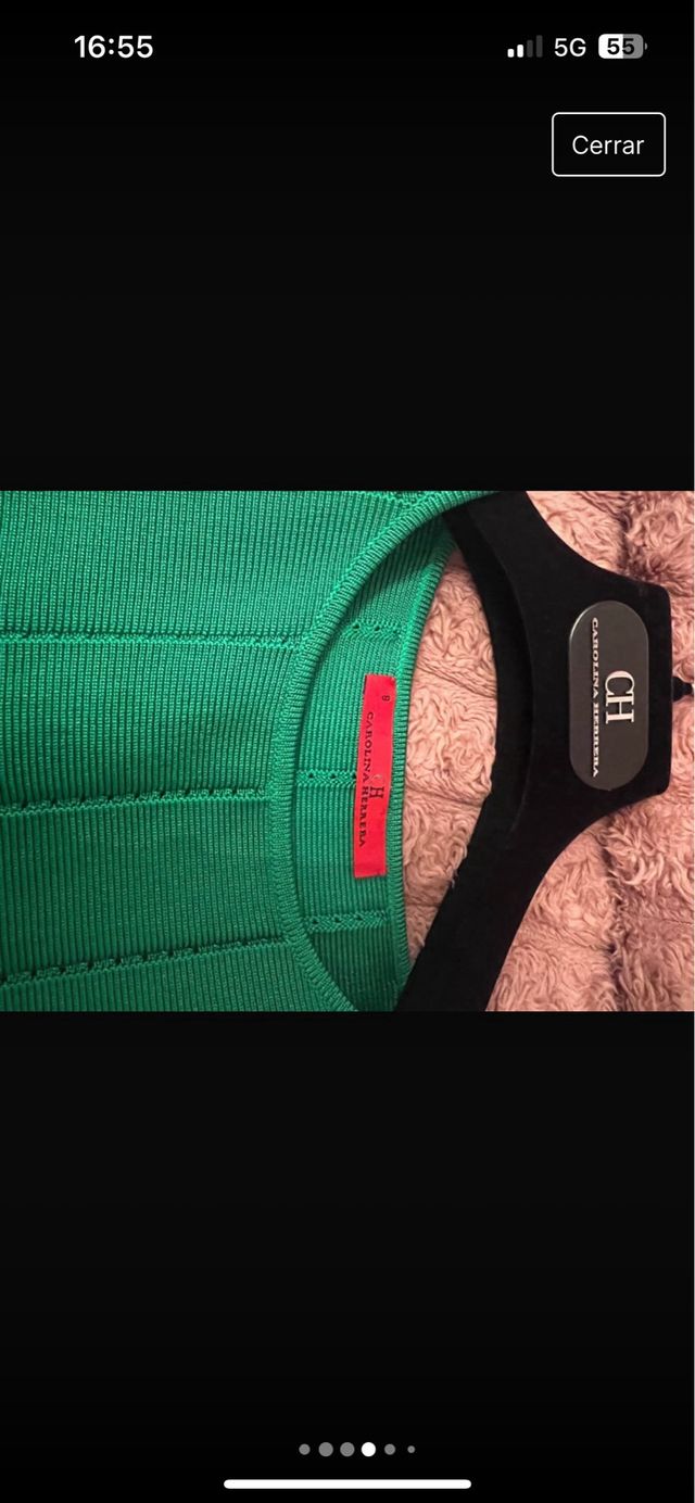 Vestido carolina herrera