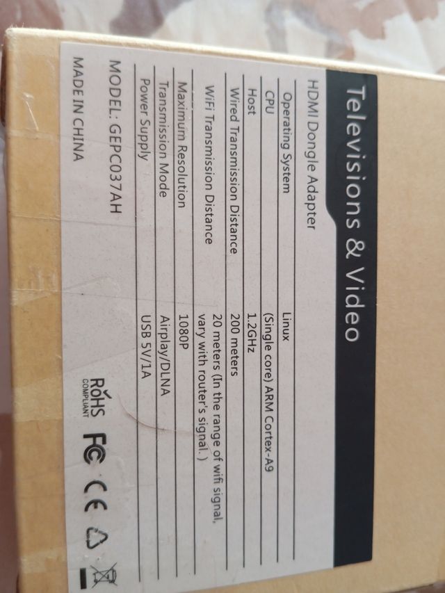 Dongle WiFi inalámbrico HDMI