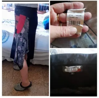 Falda Desigual irregular mujer talla L o 40.